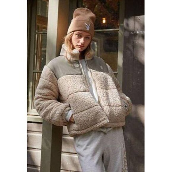 Playboy By PacSun Apres Ski Puffer Jacket- M/L - Picture 2 of 9